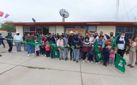 Obra de rehabilitación  inauguró Arnulfo Urbiola