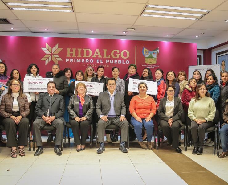 Entrega Gobierno de Hidalgo, apoyos para transformar la vida de mujeres en situación de violencia de género