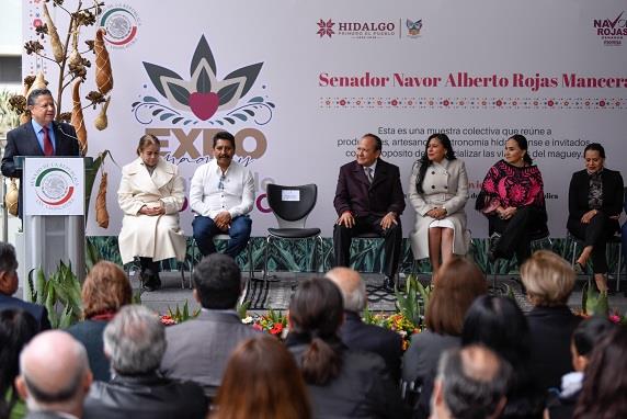 Presentan expo "Maguey, Corazón de Hidalgo", en el Senado de la República