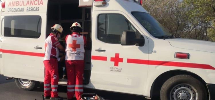 Motociclista quedó herido