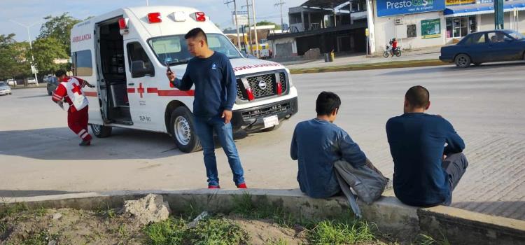 Tres accidentes de motociclistas