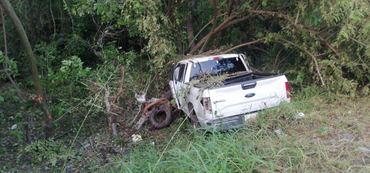 Vehículo chocó contra un árbol