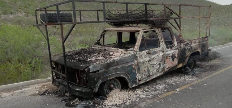 ¡CAMIONETA CALCINADA!