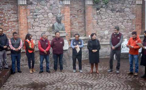 Remodelará Turismo plazoleta Benito Juárez en El Chico