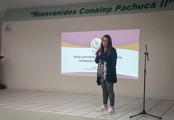 Se suma Conalep Hidalgo contra la violencia de género