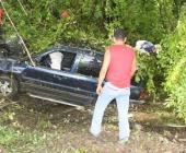 Camioneta se volcó