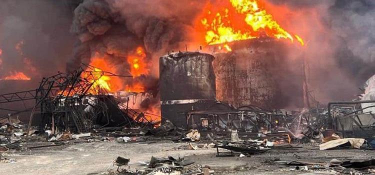 13 mu3rt0s tras explosión de depósito de combustible