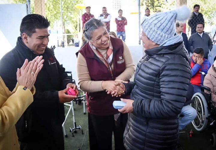 Entregan SSH y Patrimonio Social, ayudas funcionales en Zapotlán de Juárez