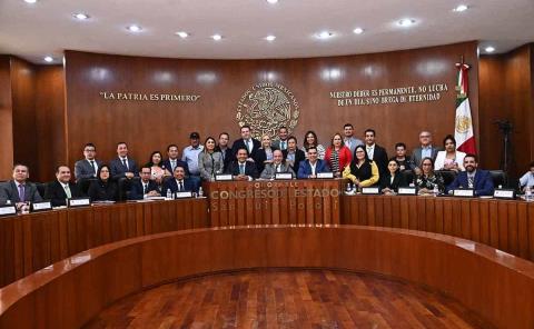 Coordinan esfuerzos con Poder Legislativo
