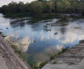 Río Valles otra vez casi seco