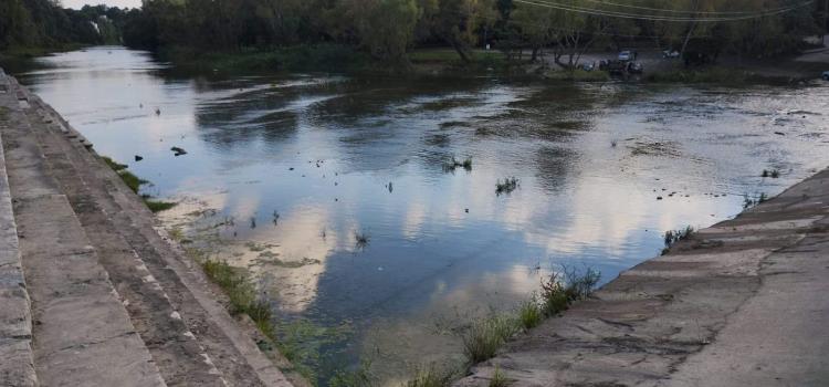 Río Valles otra vez casi seco