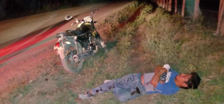 MOTOCICLISTA ACCIDENTADO