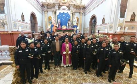 Hubo misa por  Día del Policía