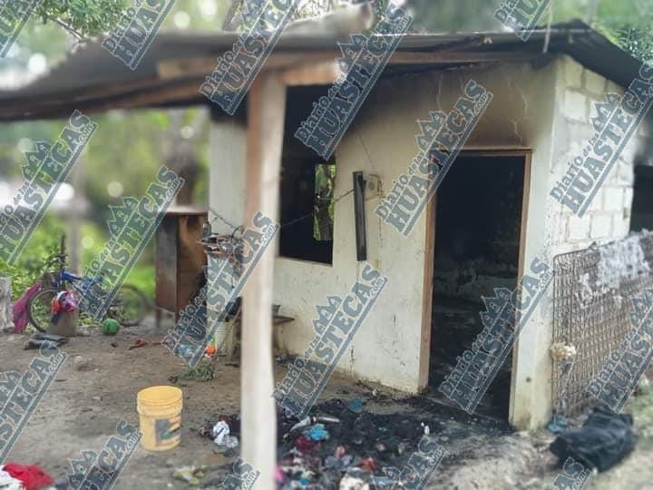 Fuego arrasó con vivienda