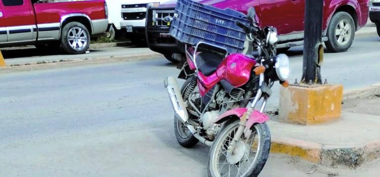 MOTOCICLISTA SUFRIÓ CHOQUE