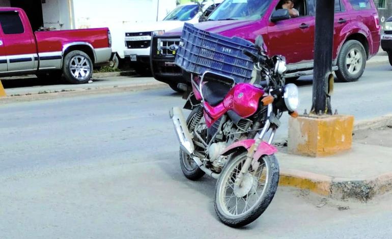 MOTOCICLISTA SUFRIÓ CHOQUE