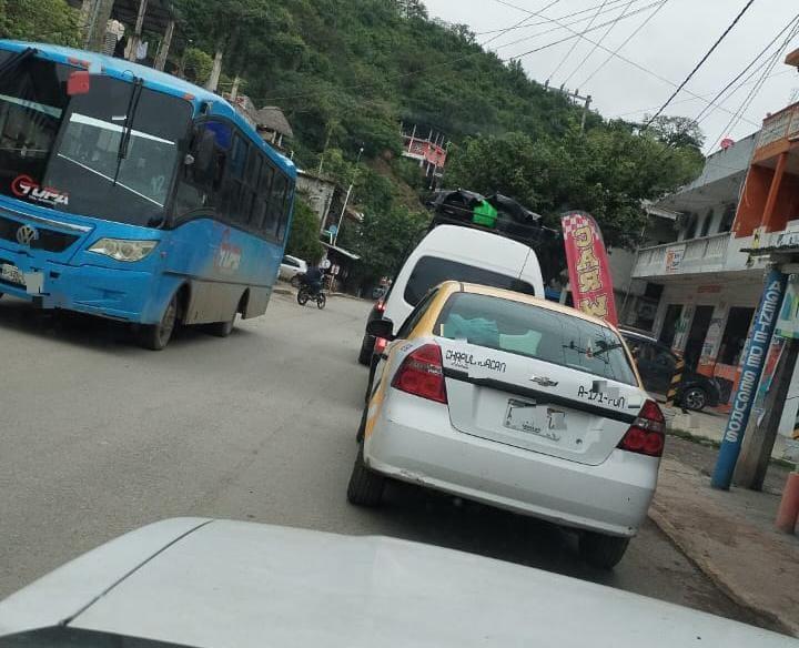 Choque dejó sólo daños materiales  