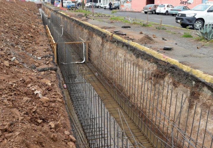 Reporta SIPDUS avance de más del 20% del Colector Pluvial Circuito Nuevo Pachuca