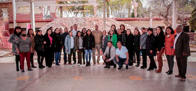 Fortalece SEPH acciones en materia de infraestructura educativa en Pachuca