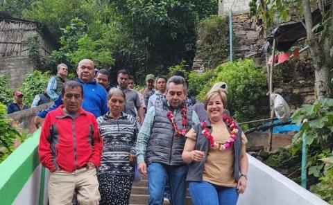 Celebró Xaltipa rehabilitación de puente 
