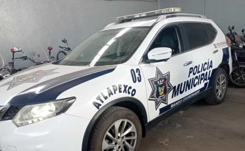 Gobierno Estatal donó patrulla a Atlapexco