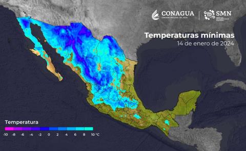 Frio de hasta 10º a mitad de semana
