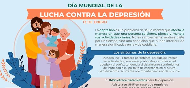 Se suma IMSS Hidalgo al Día Mundial de la Lucha contra la Depresión