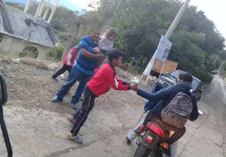 Realizaron rodada de motocicletas en Pisaflores por Día de Reyes 