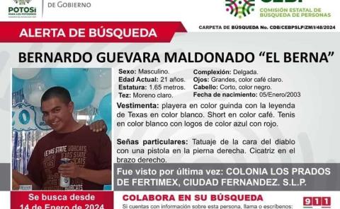 Reportaron a otro joven desaparecido