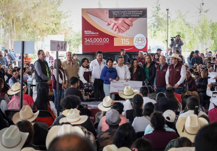 Desde Huasca, Menchaca Salazar retoma Rutas de la Transformación