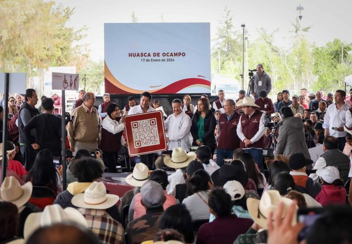 Desde Huasca, Menchaca Salazar retoma Rutas de la Transformación