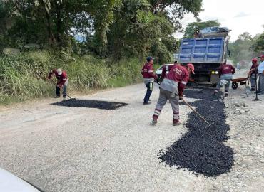 Gobierno Estatal rehabilitó carretera