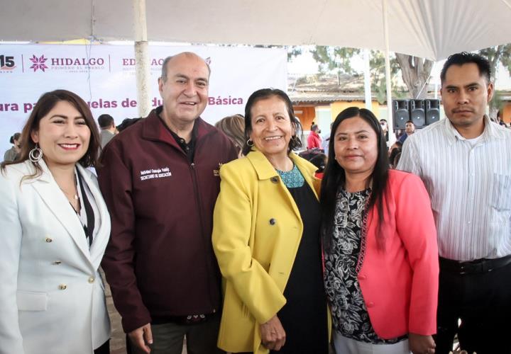 Gobierno de Hidalgo beneficia con infraestructura al sector educativo del Valle del Mezquital
