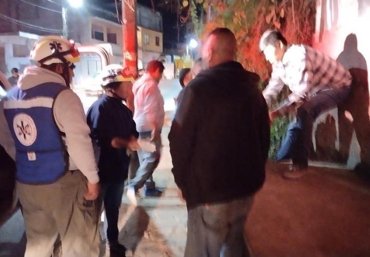 Auxilió emergencias a un abuelito herido