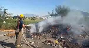 Sofocaron otro  incendio en baldío