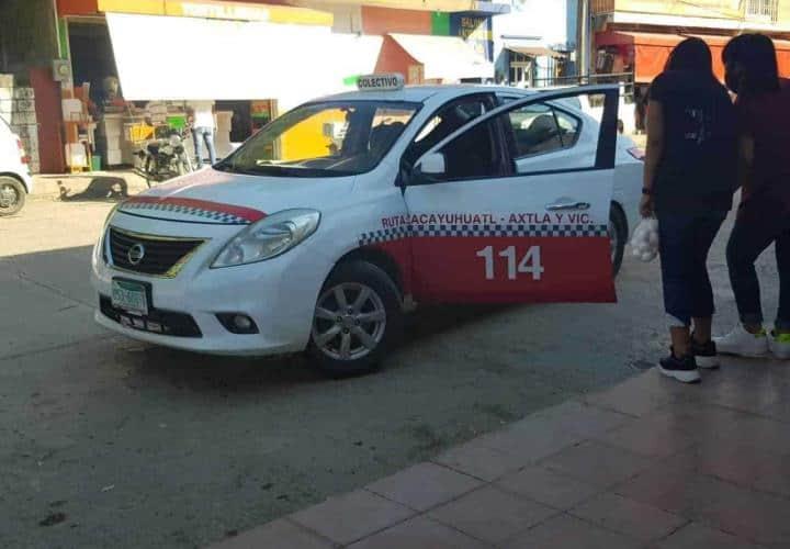 SCT hizo redada de taxis irregulares