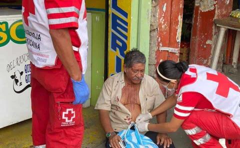 Un adulto mayor Resultó lesionado