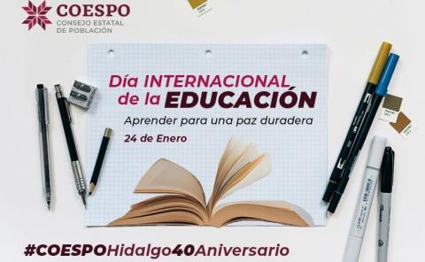 "Aprender para una Paz Duradera", lema del Día Internacional de la Educación