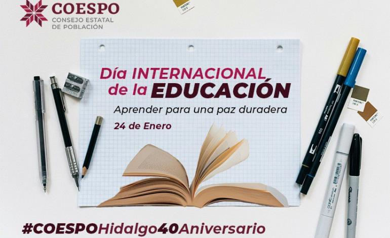 "Aprender para una Paz Duradera", lema del Día Internacional de la Educación