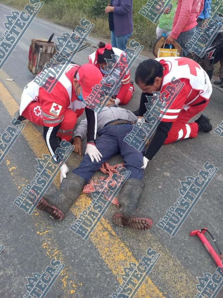 Auto arrolló a ciclista