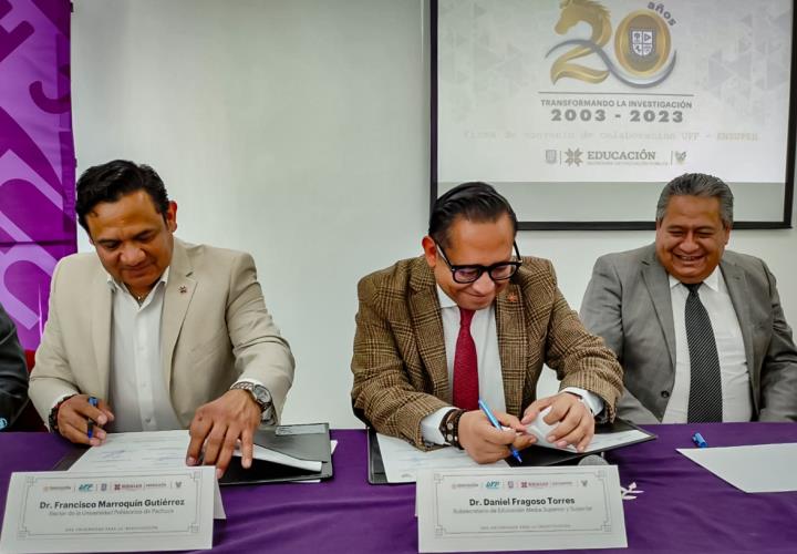 Acuerdan UPP y Normal Superior fortalecer la ciencia y la tecnología en el estado de Hidalgo