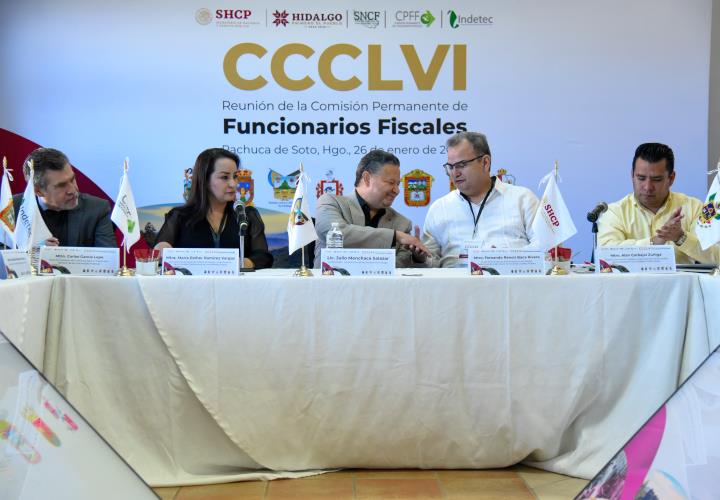 Gobierno de Hidalgo preside reunión de la Comisión Permanente de Funcionarios Fiscales