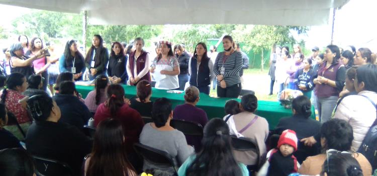 Apoyos para las mujeres en la Huasteca