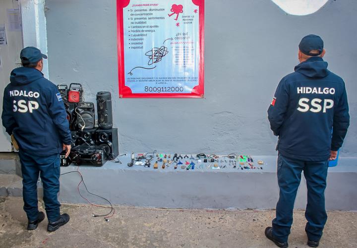 Continúa SSPH con operativos de supervisión en Ceresos de Hidalgo
