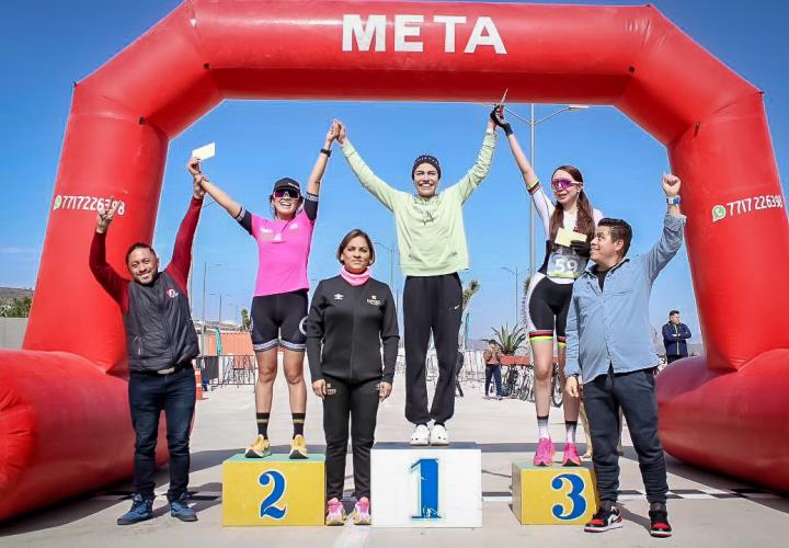 Atletas destacaron duranteel8.° Duatlón Sprint, en el DESCTI