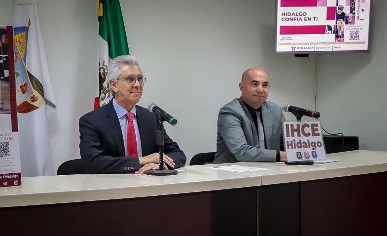 IHCE exhortó a micro, pequeñas y medianas empresas aprovechar el esquema de financiamiento Hidalgo Confía en Ti