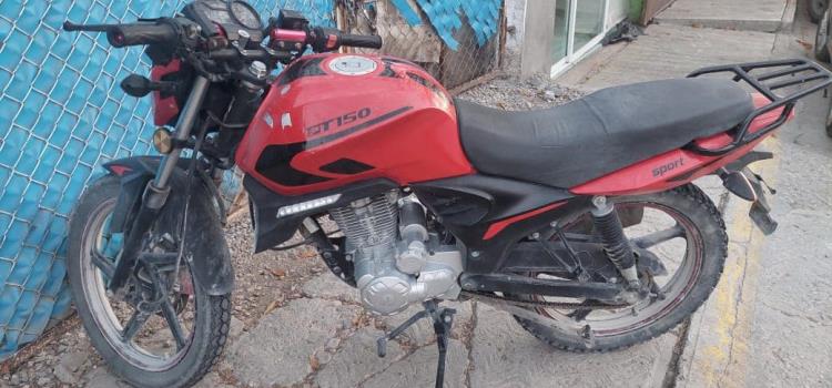 Motociclista fue arrestado