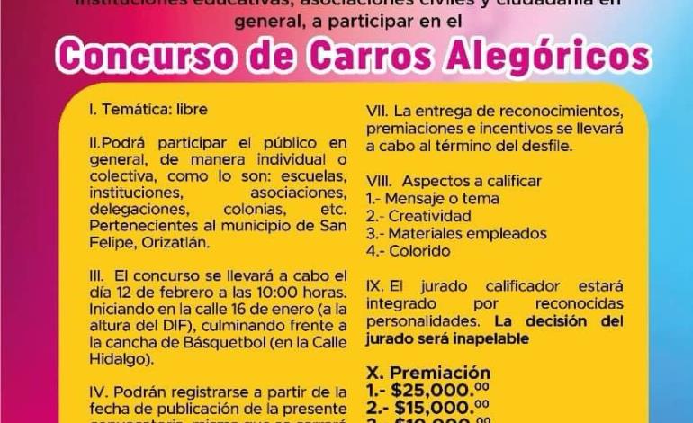 Ayuntamiento invita a participar en concursos de Carnaval