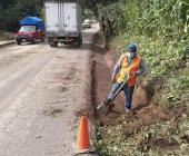 SCT limpió vía federal en la Tlanchinol- Quetzaltzongo