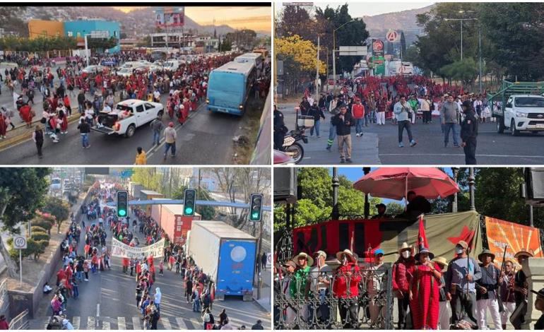 Marchan indígenas; exigen justicia y alto a la violencia